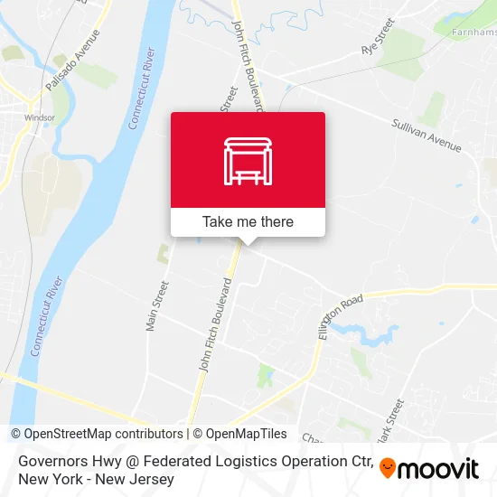 Governors Hwy @ Federated Logistics Operation Ctr map