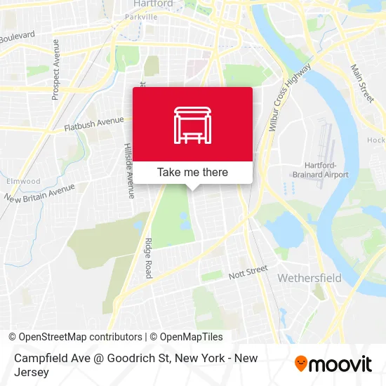 Campfield Ave @ Goodrich St map