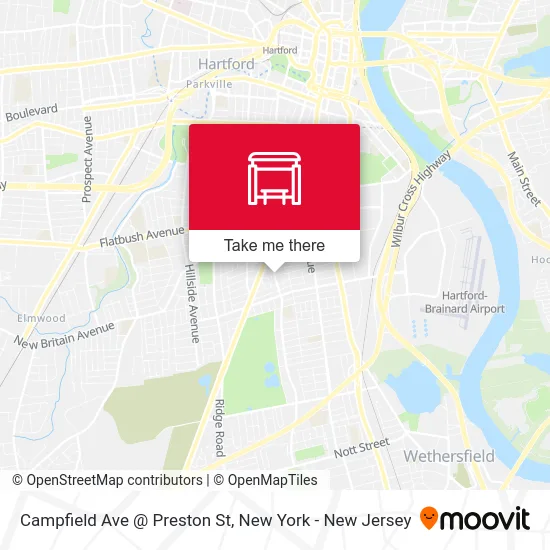 Campfield Ave @ Preston St map