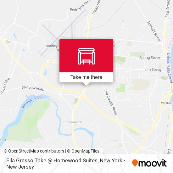 Ella Grasso Tpke @ Homewood Suites map