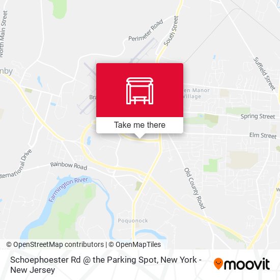 Schoephoester Rd @ the Parking Spot map