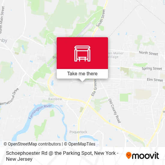 Schoephoester Rd @ the Parking Spot map