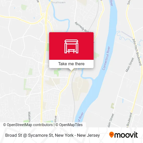 Broad St @ Sycamore St map