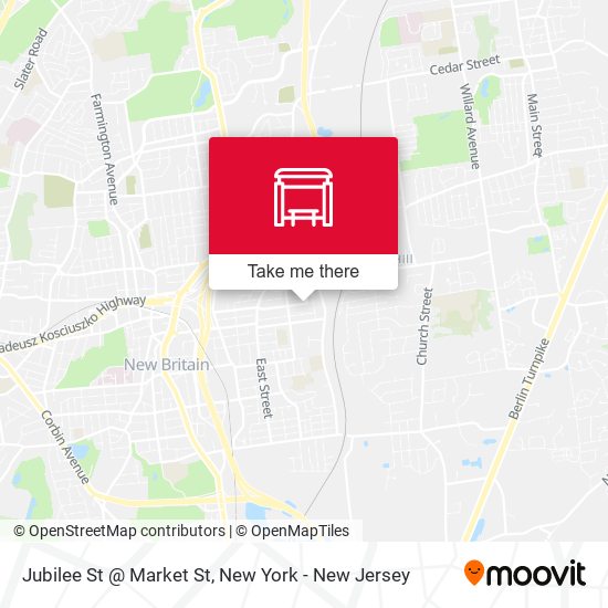 Mapa de Jubilee St @ Market St
