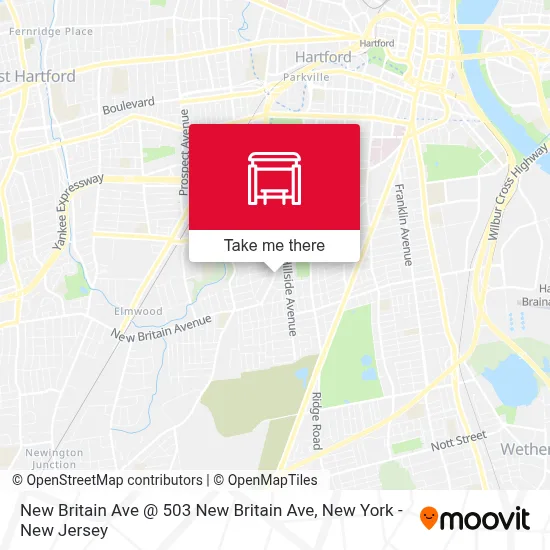 New Britain Ave @ 503 New Britain Ave map