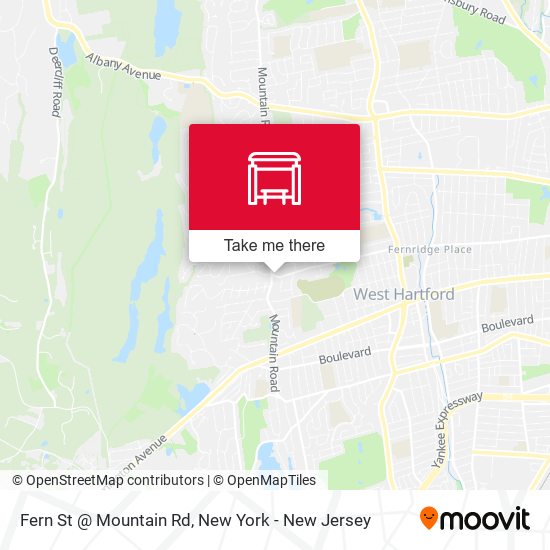 Mapa de Fern St @ Mountain Rd