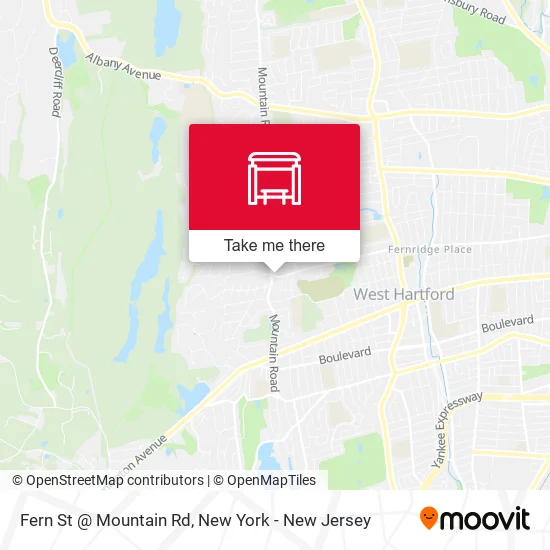Fern St @ Mountain Rd map