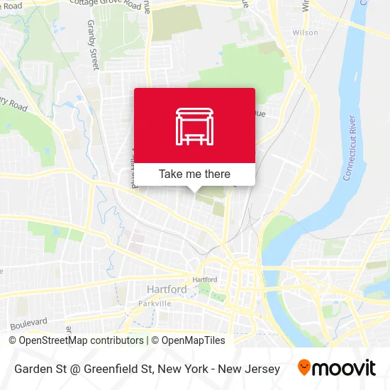 Garden St @ Greenfield St map
