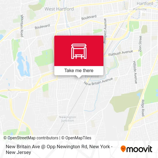 New Britain Ave @ Opp Newington Rd map