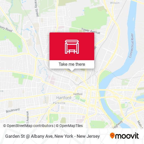Mapa de Garden St @ Albany Ave