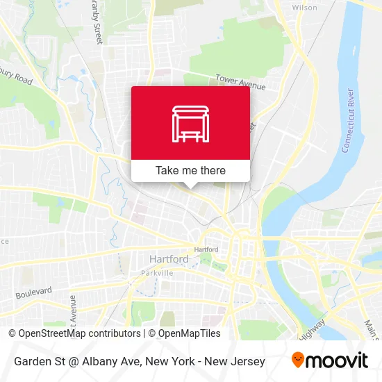 Garden St @ Albany Ave map