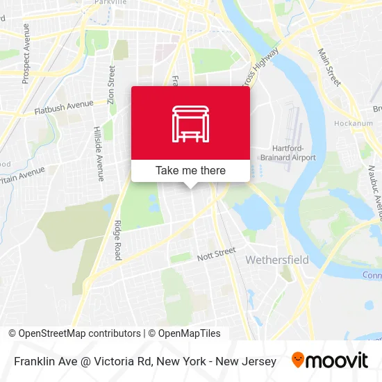 Franklin Ave @ Victoria Rd map