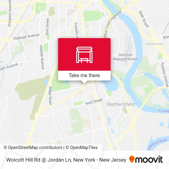 Wolcott Hill Rd @ Jordan Ln map