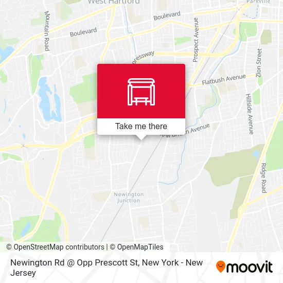 Newington Rd @ Opp Prescott St map