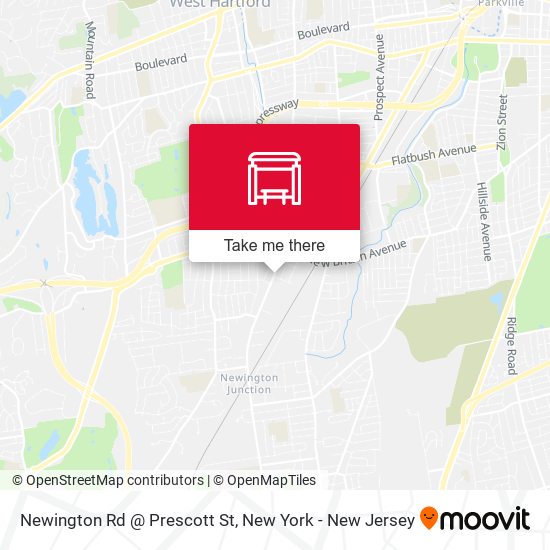 Mapa de Newington Rd @ Prescott St