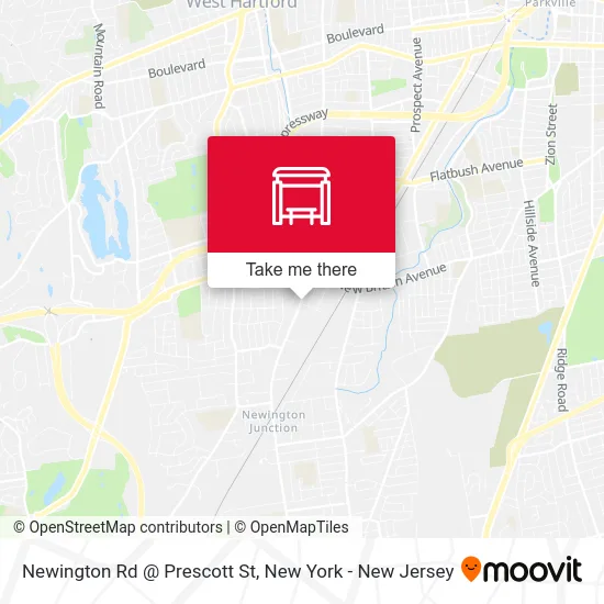 Newington Rd @ Prescott St map