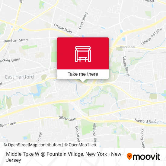 Middle Tpke W @ Fountain Village map