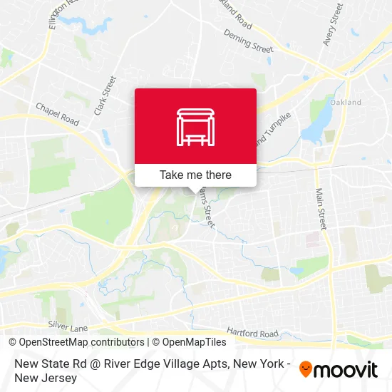 New State Rd @ River Edge Village Apts map