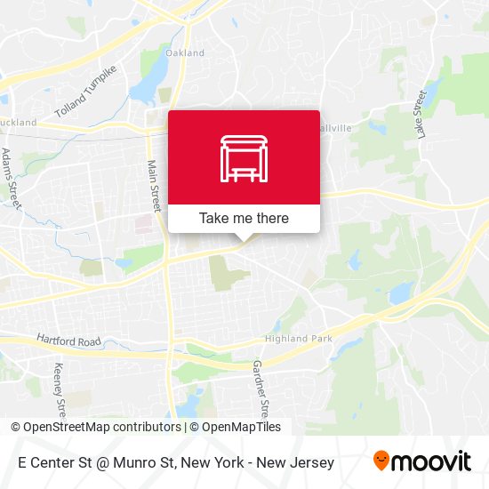 Mapa de E Center St @ Munro St