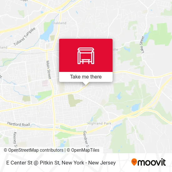 E Center St @ Pitkin St map