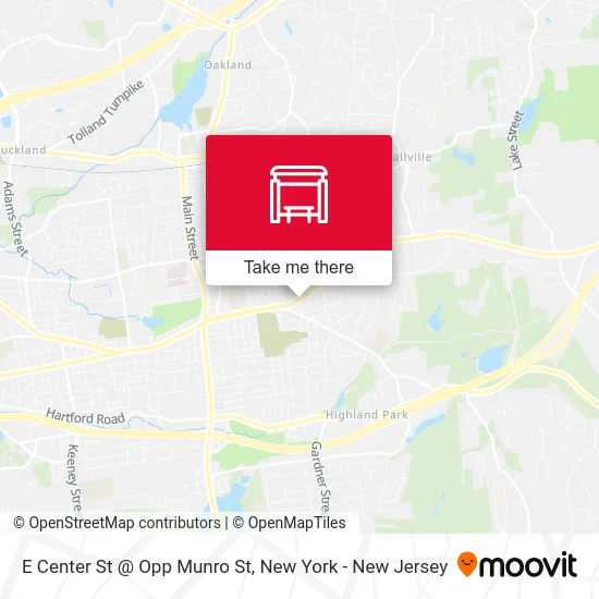 E Center St @ Opp Munro  St map