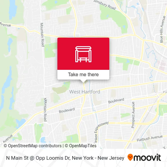 N Main St @ Opp Loomis Dr map