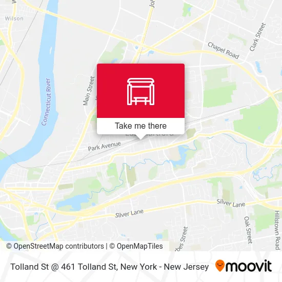 Tolland St @ 461 Tolland St map