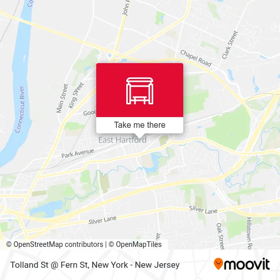 Tolland St @ Fern St map