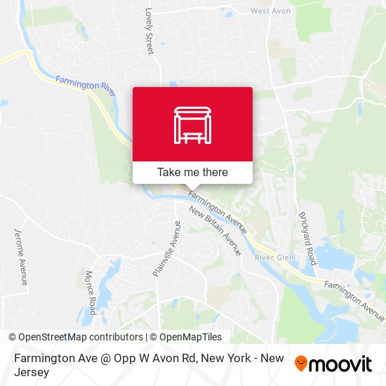Mapa de Farmington Ave @ Opp W Avon Rd