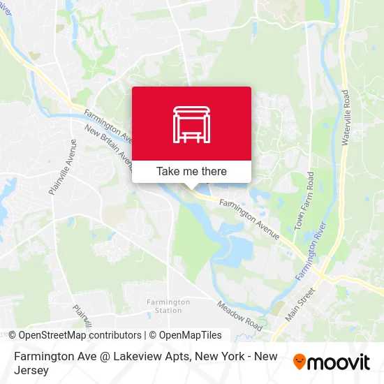 Farmington Ave @ Lakeview Apts map