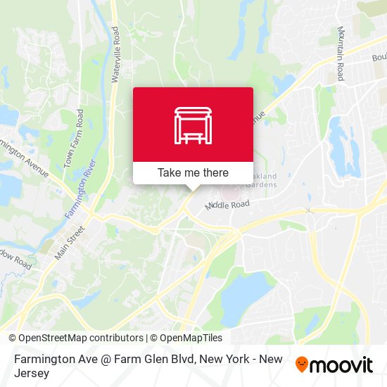 Farmington Ave @ Farm Glen Blvd map