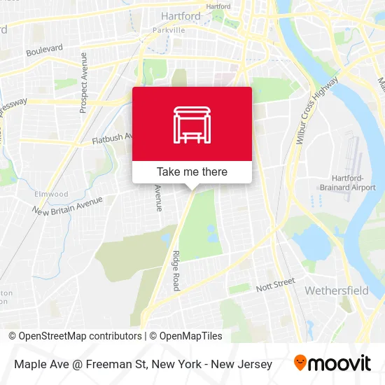 Maple Ave @ Freeman St map