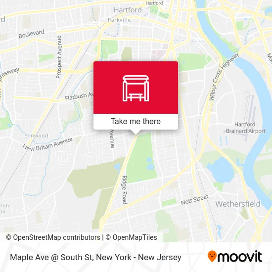 Maple Ave @ South St map