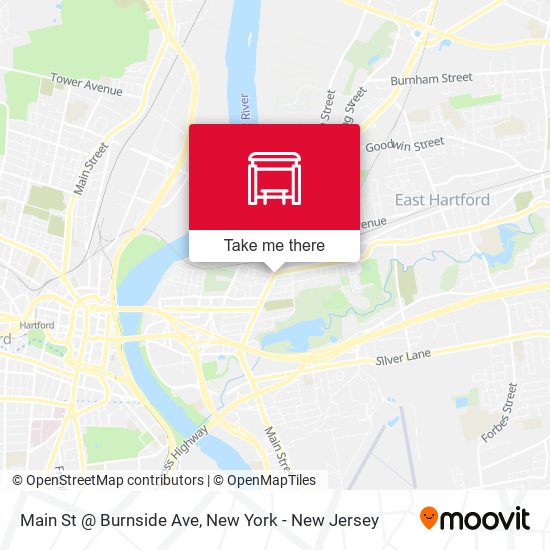 Main St @ Burnside Ave map