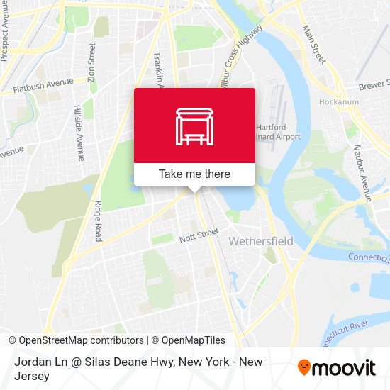 Mapa de Jordan Ln @ Silas Deane Hwy
