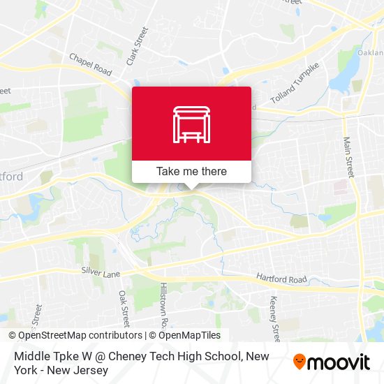 Middle Tpke W @ Cheney Tech High School map