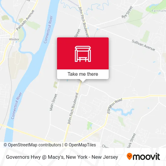 Governors Hwy @ Macy's map