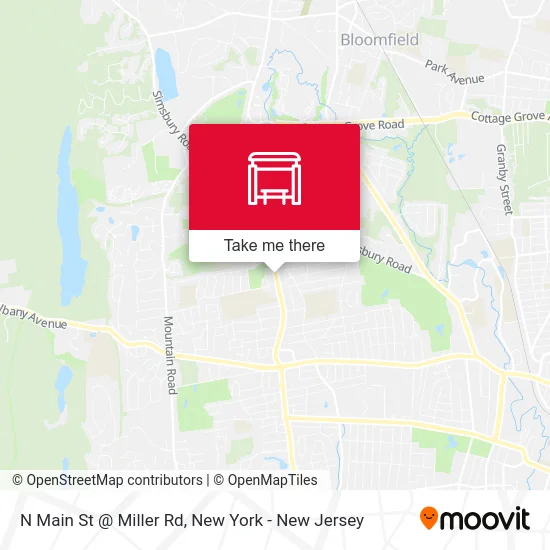 N Main St @ Miller Rd map