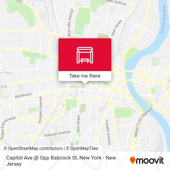 Capitol Ave @ Opp Babcock St map