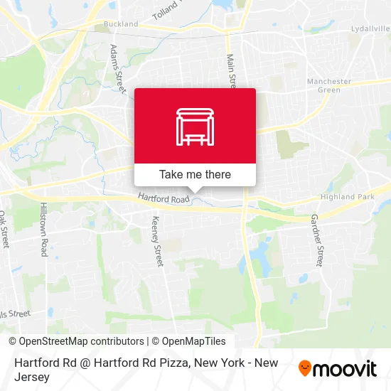 Hartford Rd @ Hartford Rd Pizza map