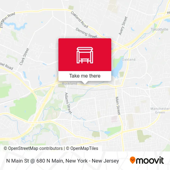 N Main St @ 680 N Main map