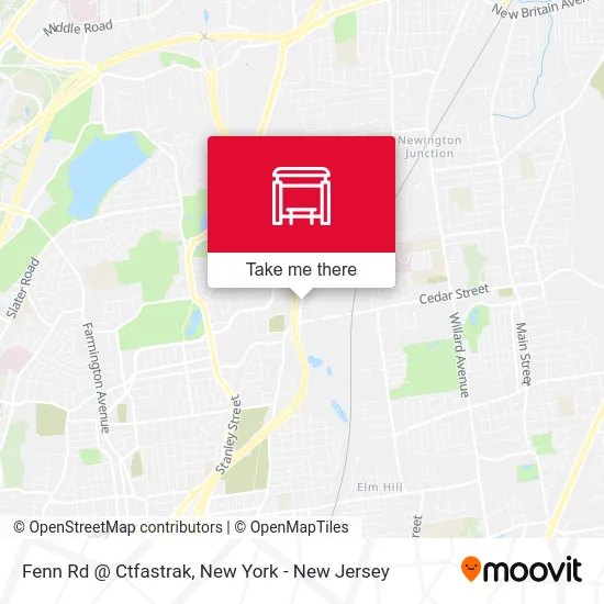 Fenn Rd @ Ctfastrak map