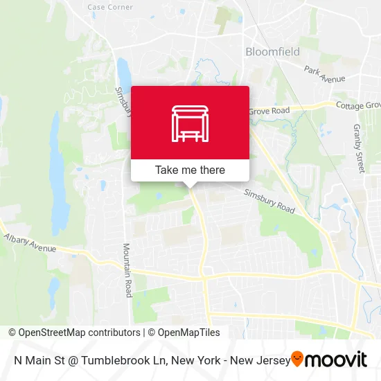 N Main St @ Tumblebrook Ln map