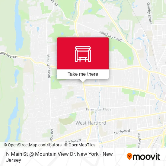 Mapa de N Main St @ Mountain View Dr