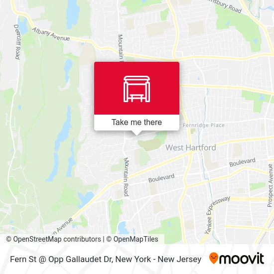 Fern St @ Opp Gallaudet Dr map