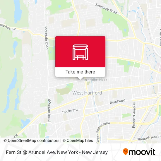 Fern St @ Arundel Ave map