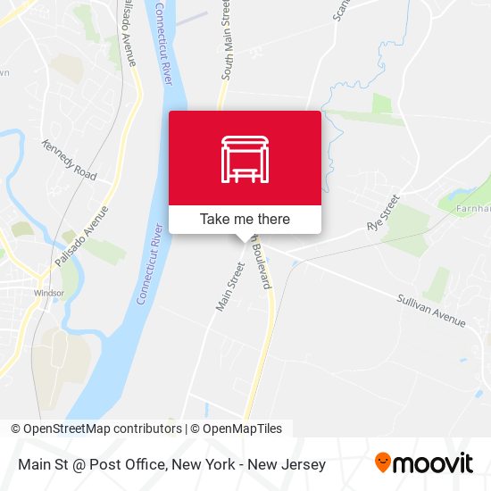 Main St @ Post Office map