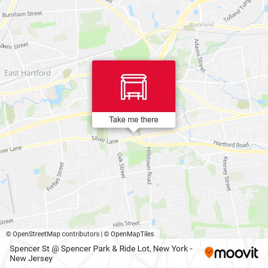 Spencer St @ Spencer Park & Ride Lot map