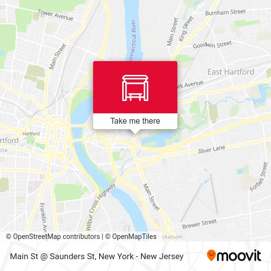 Main St @ Saunders St map