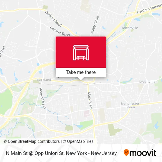 N Main St @ Opp Union St map